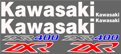 Kawasaki ZXR-400 Decal Set 1994 Model