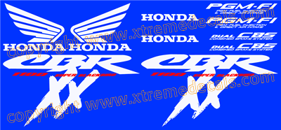 Honda Blackbird  CBR 1100 XX 1999 Decal Set