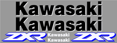 Kawasaki ZXR-400 Decal Set 2000 Model