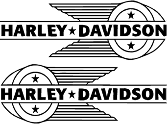 Harley Davidson Older Style Decals