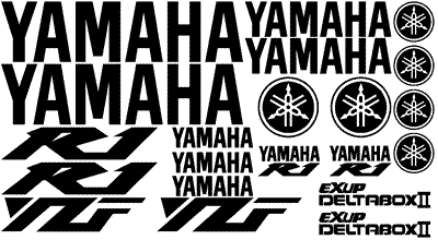 Yamaha YZF R1 2003 23 decal set