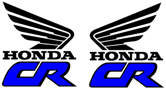 Honda CR and Wings Decal