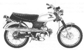 1970 Honda
CL70K1 Scrambler 70