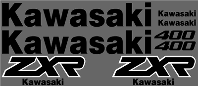Kawasaki ZXR-400 Decal Set 1990 Model