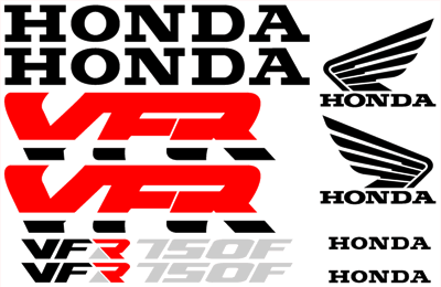 Honda VFR 750 Decal Set 1992 Model