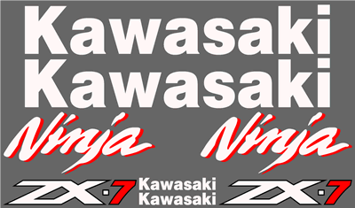 Kawasaki ZX-7 1995 Decal Set