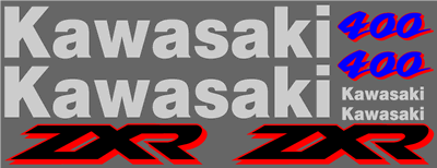 Kawasaki ZXR-400 Decal Set 1996 Model