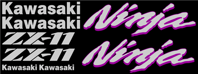 Kawasaki ZX-11 Decal Set 1997 Model