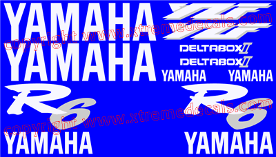 Yamaha YZF R6 Decal Set 1998 Model