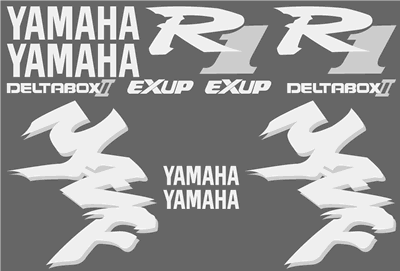 Yamaha YZF R1 Decal Set 1998 Model