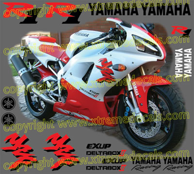 Yamaha R1 Decal Kit 1998 Model