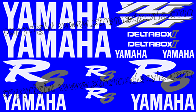 Yamaha YZF R6 Decal Set 1999 Style