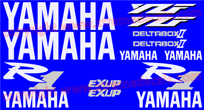 Yamaha YZF R1 Decal Set 2000 Style