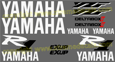 Yamaha YZF R1 Decal Set 2001 Style