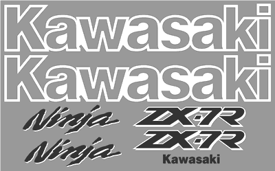 Kawasaki ZX-7R Decal Set 2001 Style