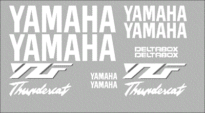 Yamaha Thundercat 2002 Style Decal Set