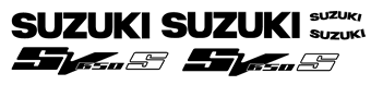 Suzuki SV 650S Decal set