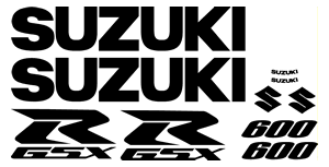 Suzuki GSXR 600 2004 Decal set