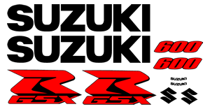 Suzuki GSXR 600 2004 Decal set