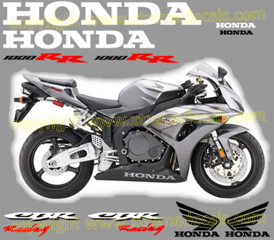 Tank Bike Motorbike CBR Racing Fireblade Hornet 2x Honda Logo Sticker Decal 