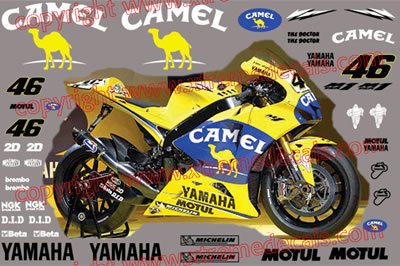 Yamaha Aufkleber Sticker Decal Racing Moto R 1 6 Decal Bapperl Kleber Logo  Ö10