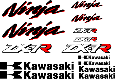 Pin Anstecker Kawasaki ZX 7 R ZX7R Ninja rot Modell red Motorrad Art 0698