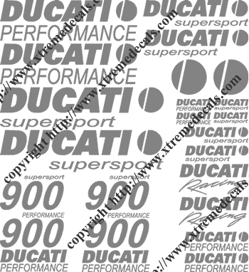 900 Ducati Supersport 24 Decal Set