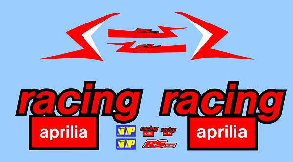 Aprilia RS125 Race Decal Set 2002