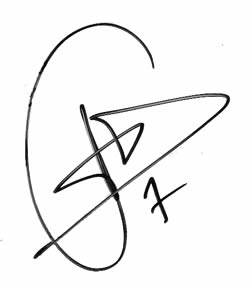 One Carlos Checa Autograph Decal