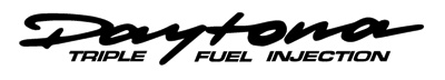 Triumph Daytona Triple Fuel Injection Decal