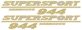 Ducati Supersport 944 Fairing Decal Set 2 Color