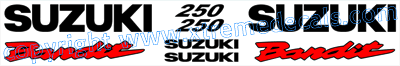 Suzuki Bandit 250 Decal Set 