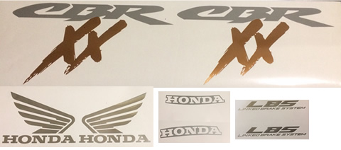 1998 Honda Blackbird Full decal set LBS