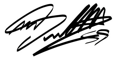 Single Marco Simoncelli Autograph Decal