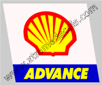 Shell ADVANCE Leaning RHS Decal