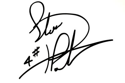 One Steve Plater Autograph Decal