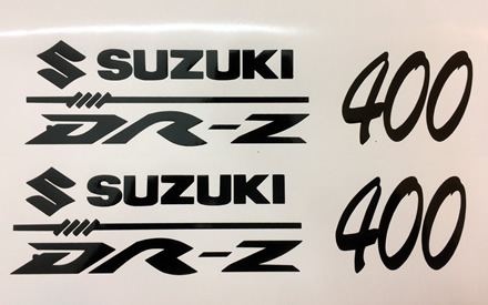 Suzuki DRZ 400 Decal Pair