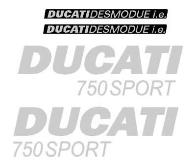 Ducati 750 Decal set 2001