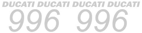 Ducati 996 Decal set