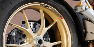 Ducati Performance Rim Decal set  2 Colour