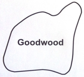 Goodwood Circuit Map Decal
