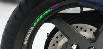 Honda 600RR HRC Rim Decal set