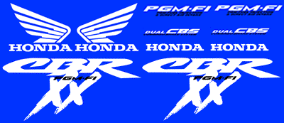 Honda Blackbird CBR 1100 XX 2003 Decal Set