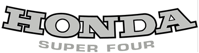 Honda Super Four Decal 2 Colour