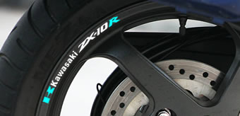 Kawasaki ZX-10R Rim Decal set