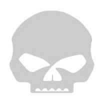 Willie G Skull Decal Solid