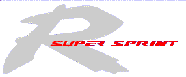 Honda R Super Sprint decal for 125  NSR 1998 Model Right