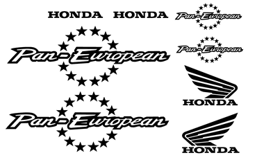 Honda ST1100 Pan European Decal Set