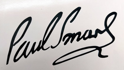 Paul Smart Signature Decal