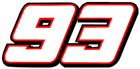 Marc Marquez Race Number Decal 93